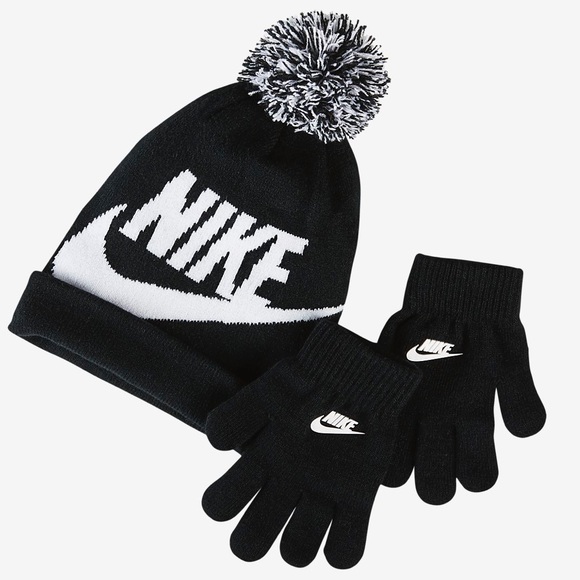 nike hat scarf and glove set